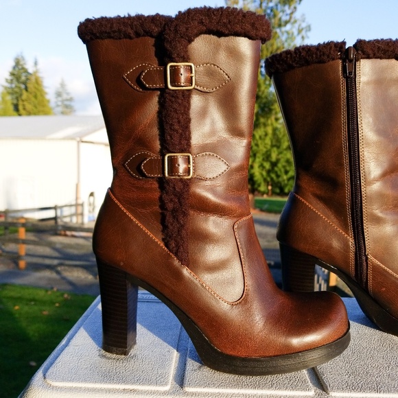 Candie's Shoes - Candies brown mid calf boots Chavlis 7.5